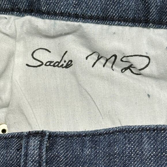 Chicos Jeans Womens Large 2 Blue Embellished Platinum Bootcut Actual 34X31 - Picture 8 of 9
